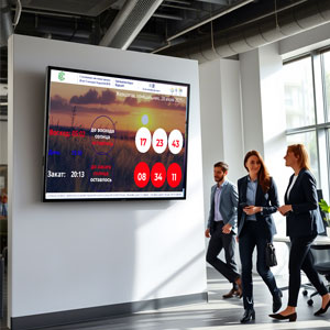 Цифровой экран для PR и корпоративных новостей